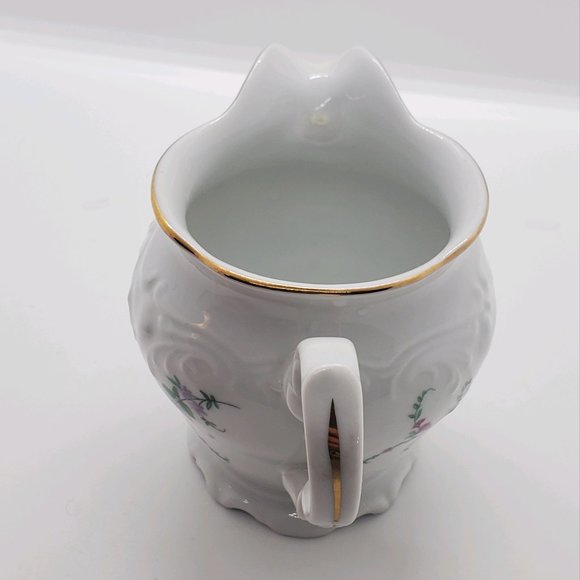 Vintage China Royal Kent Collection Poland Bavarian Rose Sugar Bowl & Creamer - Picture 10 of 13